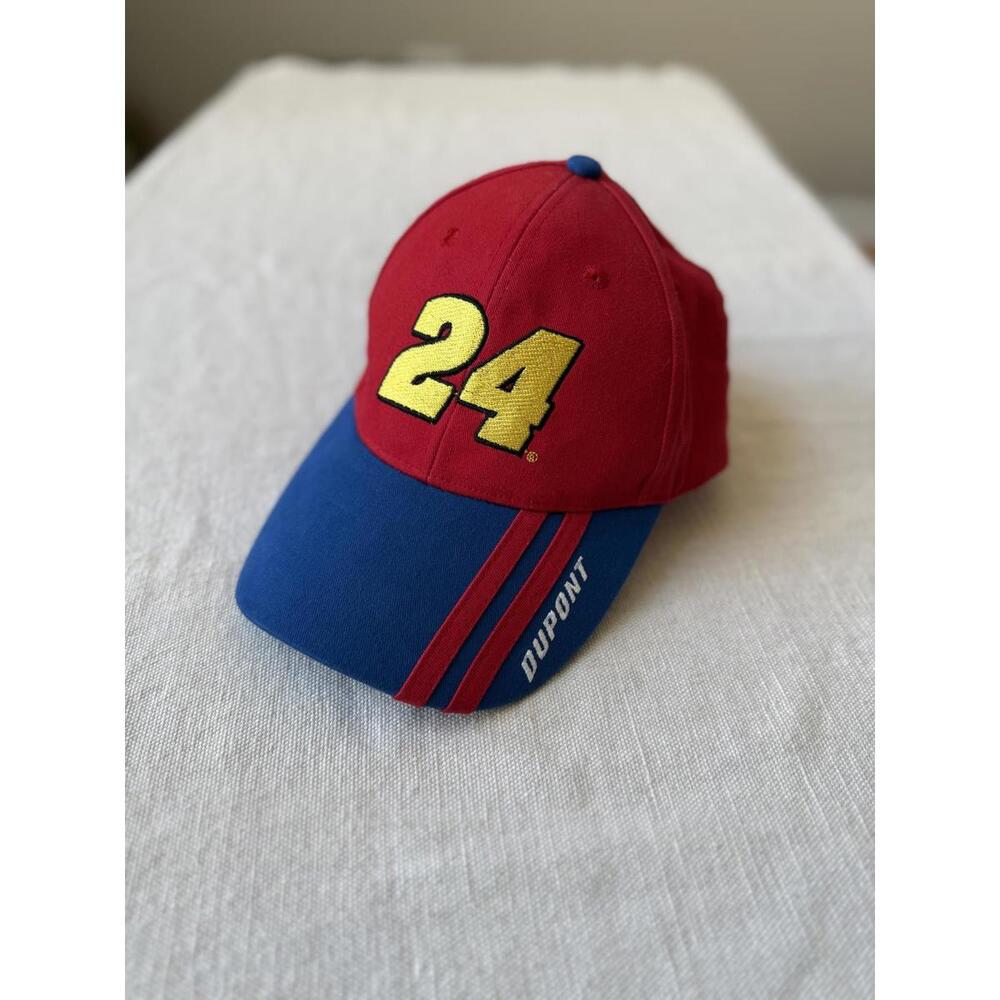 Vintage 1990's NASCAR Jeff Gordon #24 Adjustable Hat